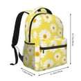 thumbnail image 2 of Pofeuu Daisies Flowers Print Backpack for Men and Women - Basic Bookbag Casual Daypack Backpacks for College Work Travel-One Size, 2 of 5