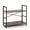 Rustic Oak, variant on PRZL 2 Tier Small Bookshelf, 24 Inch Width Free Standing Shelf, Industrial Book Shelves for Home Office, Bookcase Shelf Storage Organizer for Living Room, Rustic Oak Vintage Shelves & Metal Frame