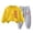 Gold, variant on Qopobobo Fall Baby Boy Clothes Toddler Boys Clothes 2 Piece Long Sleeve Sweatshirt & Pants Casual Kids Boy Fall Winter Outfits Set 2T 3T(Yellow, 2-3 Years)