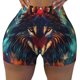 thumbnail image 2 of Fotbe Mystic Wolf Dreamcatcher Shorts Sin Costuras – Shorts Deportivos de Cintura Alta para Mujer, Elásticos para Gimnasio, Yoga, Running o Ciclismo-Large, 2 of 8