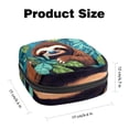 thumbnail image 2 of Sloth Sanitary Napkin Storage Bag with Plush Fabric, Sponge, and Oxford Cloth Material for Girls Ages 10-12, 2 of 6