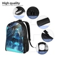 thumbnail image 3 of Undertale Sans Backpacks Casual Daypacks Student Book Bag Printing Satchel Rucksack Lightweight Schoolbag, 3 of 8