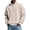 Khaki, variant on Gytharion Men's Winter Warm Waffle Sweatshirts Stand Collar Zip-up Long Sleeve Jackets Solid Color Fashion Casual Outwear