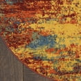 thumbnail image 5 of Nourison Nourison Essentials 4' x Round Flame Modern Rug, 5 of 10