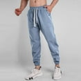 thumbnail image 4 of Men's Joggers with Slim Fit Tapered Design, Lightweight Breathable Fabric, Adjustable Waistband and Secure Pockets Ideal for Gym, Running, Travel, Training or Casual Outfits, 4 of 6