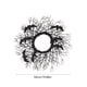 thumbnail image 3 of Halloween Simulation Decorative Wreath - Realistic Web For Door Wall Party Decor, 3 of 4