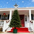 thumbnail image 3 of Christmas Tree Topper Star For Holiday Decorations Plastic Silver 7.9 in x 7.9 in x 1 in, 3 of 7