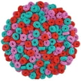 thumbnail image 3 of FirstChoiceCandy Gummy Rings, Fruit Flavored Crunchy Coating, Assorted Tropical Punch, Grape, Cherry, Chewy Sweet Treats, Resealable Bag (2 Pound), 3 of 5
