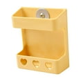 thumbnail image 4 of Comedero para gallinas y verduras Garden Rutin, comedero para gallinas y aves de corral, para colgar en la pared Amarillo, 4 of 9