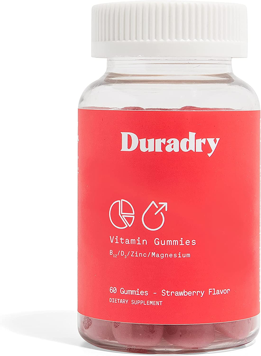 Duradry Vitamin Gummies with Vitamin B12, Vitamin D3, Magnesium and
