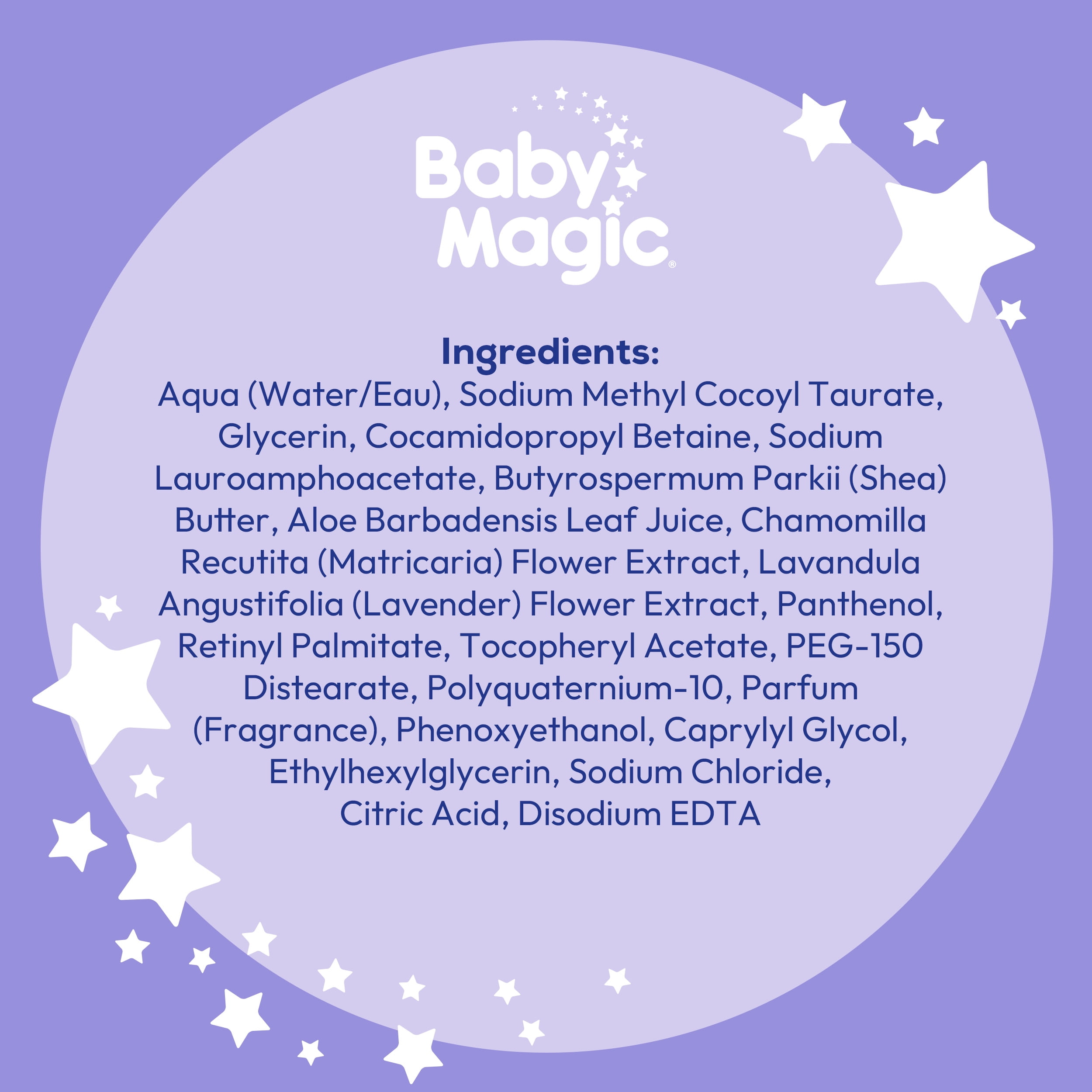 Baby Magic Tear-Free Lavender and Chamomile Calming Baby Bath for Children, Hypoallergenic, 30 oz
