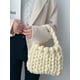thumbnail image 2 of Bolso de lana islandesa tejido a mano, bolso de mensajero para llevar a mano hecho a mano para novia, 2 of 6