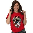 thumbnail image 4 of Live Fast Eagle Skull Dice Tattoo Plus Size Crewneck Graphic Tee Shirt Brisco Brands 5X, 4 of 5