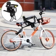 thumbnail image 3 of Portabebés De Seguridad Delantera Para Bicicleta, Portabebés Para Ni?os Con Pasamanos Y Pedales SM SunniMix Asiento de bicicleta para niños, 3 of 8