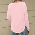 thumbnail image 6 of Lenago Women's Oversized Sweatshirts Solid Color Long Sleeved Pullover Loose Crew Neck Tops Sweatshirt Fall Outfits Winter Clothes, 6 of 6