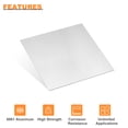 thumbnail image 4 of Uxcell 2Pack 200mm x 200mm x 0.8mm Rectangle 6061 Aluminum Sheet Flat Metal Plate Stock, 4 of 5