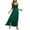 Green Womens Summer Dress, variant on USSUMA Summer Dresses for Women 2022 Spaghetti Strap Dress Wedding Guest Ruffle Long Flowy Slit Wrap Sun Dresses Casual Sleeveless Maxi V-Neck Beach Party Sundresses