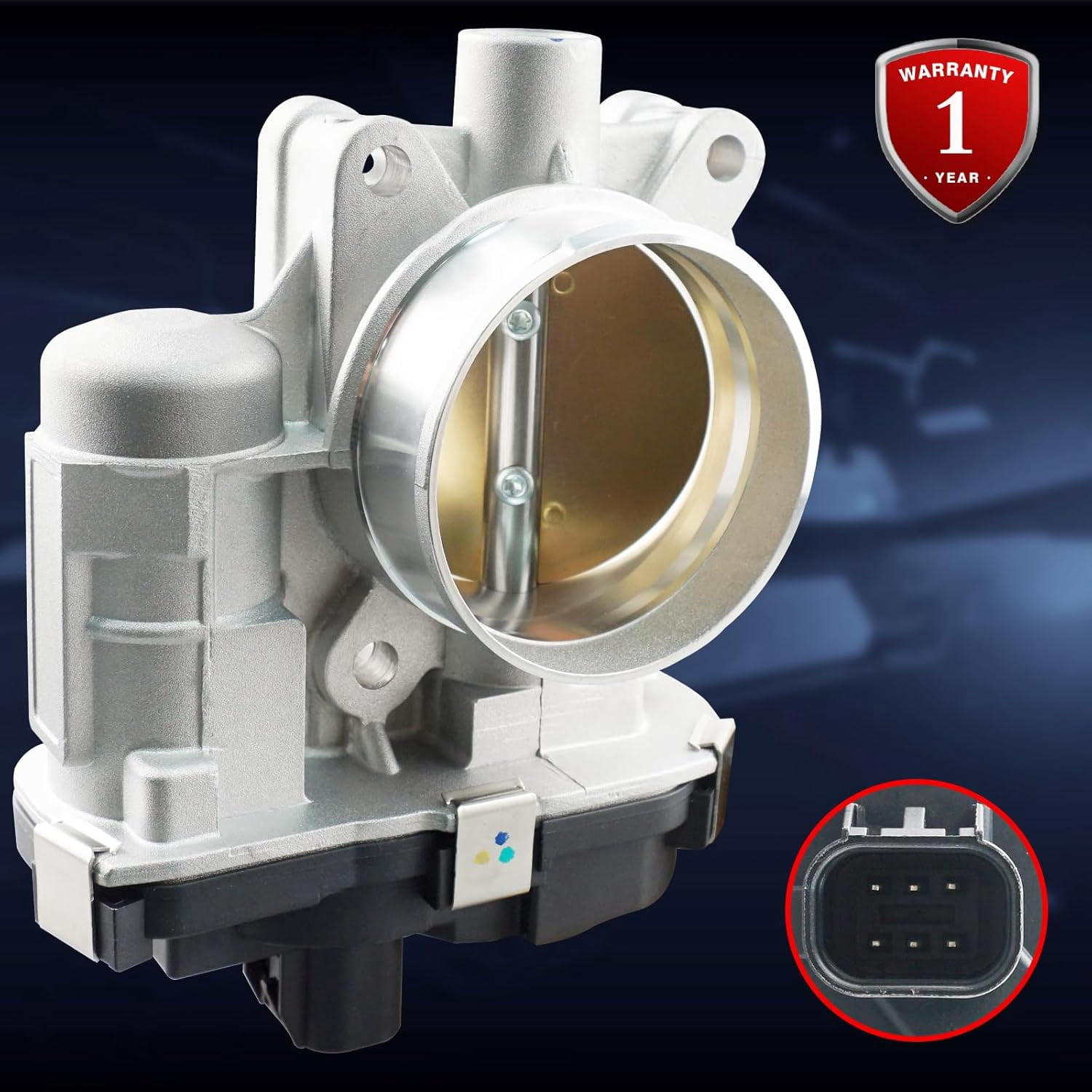 MACAX Electronic Throttle Body Assembly S20015 Compatible with Chevrolet GMC Buick Pontiac Saturn Malibu Equinox HHR Terrain LaCrosse Regal G6 2008-2011 2.4L L4 Replaces 12694871 12607362 12616668