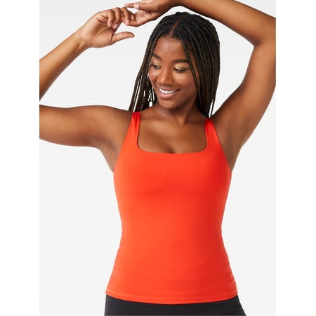 Love & Sports Women’s Square Neck Tank Top