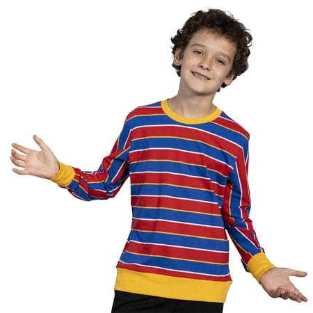 Mad Engine Bert and Ernie Sesame Street Kids Children Long Sleeve T-Shirt Halloween Costume Cosplay