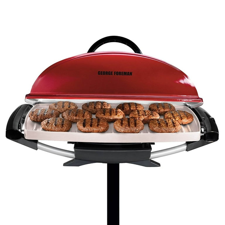 George Foreman, Silver, 12+ Servings Upto 15 Indoor/Outdoor Electric Grill  - farm & garden - by owner - sale 
