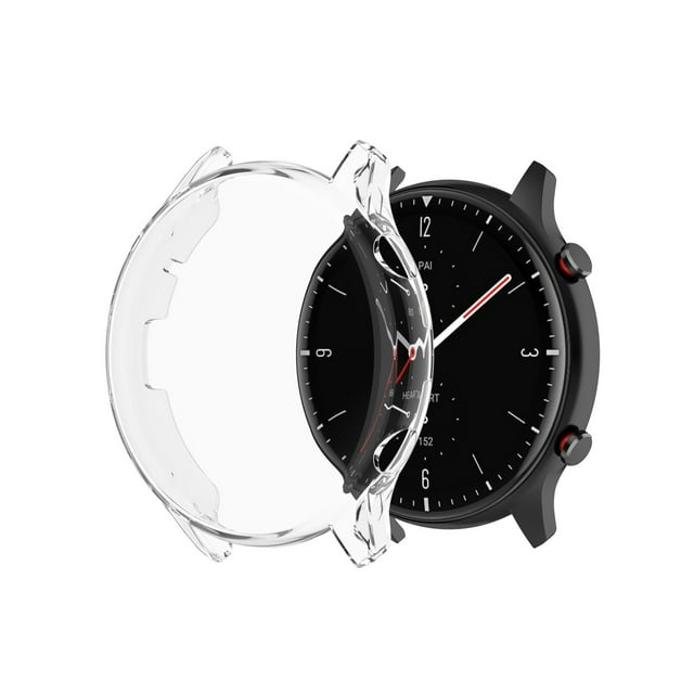 MORESEC Étui TPU à Moins de 5 $ pour Amazfit GTR2, Protection TPU Souple et Transparente pour Montre Intelligente Amazfit GTR2, Coque de Protection Transparente, Pare-Chocs Anti-Rayures