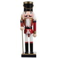 thumbnail image 1 of LOVEVER Nutcracker Soldier Decor Christmas Nutcracker Figure Wooden Nutcracker Soldier, 1 of 10