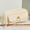 Off-White, variant on Large Capacity Pe-ncil Case Pe-ncil Pouch P-en Bag with 3 Compartment Stationery Organizer with Zipper, Sch-ool Supplies Organizer for Adults (Pinkï¼
