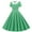 B219 Green womens summer dresses clearance under $5, variant on Women Double Breasted Notch Lapel 50s Vintage Short Sleeve Cocktail Swing Dress Polka Dot 1950s Rockabilly Prom Midi Sailor Dress
