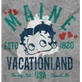 thumbnail image 2 of Retro Betty Boop Maine State Outline Zip Hoodie Sweatshirt Women Brisco Brands L, 2 of 6