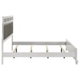 thumbnail image 6 of Barzini Wood Eastern King Panel Bed White, 6 of 11