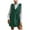 Green, variant on UJNDER Women's Solid Color Sleeveless Fashion Long Double Vest Skirt for Fall Winter Green L