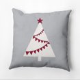 thumbnail image 2 of 16" x 16" Simply Daisy Garland Tree Polyester Accent Pillow, Grey (1 Count), 2 of 4