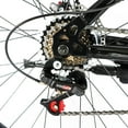 thumbnail image 5 of Campingsurvivals 21 Speed Mountain Bikes, with 26 inch Wheels and Dual Disc Brakes, Red/Black, 5 of 7
