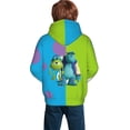 thumbnail image 2 of Monster Inc Girls Boys Graphic Hooded Sweatshirt Sizes 7-20 Pullover Sweatshirt Monster Inc Merch Gifts for Kids Teens, 2 of 7