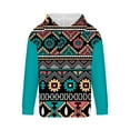thumbnail image 5 of Fanxing Clearance Deals Southwest Amrican Sweatshirt for Men Aztec Tribal Hoodies Pullover Tops Drawstring Sweatshirt Blouse 2024 Hoodie Tops Pullover, 5 of 5