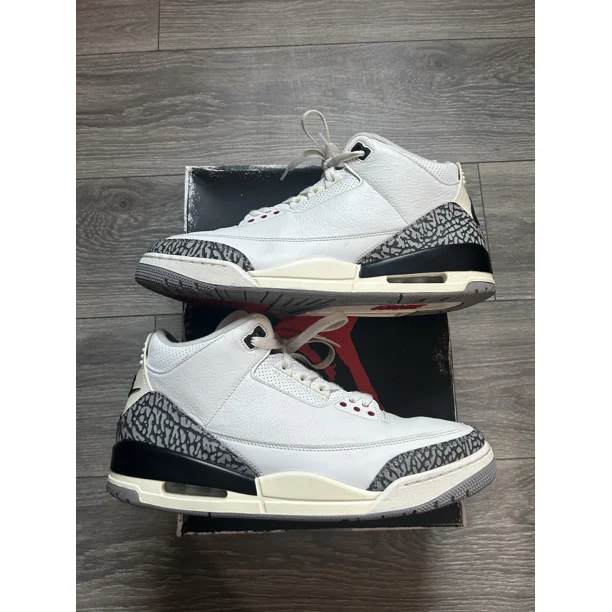 Ni - ke Size 12 - Jordan 3 Retro White Cement Reimagined 2023