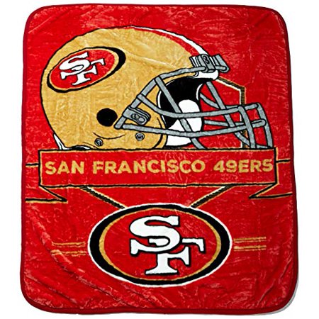 Officially Licensed Nfl San Francisco 49ers Prestige Plush Raschel Throw Blanket 60 X 80 Multi Color Walmart Canada