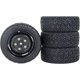 thumbnail image 2 of LINLIN 4 piezas RC Rally Car Y-Shaped Plastic Wheel Wheels Wheels Wheels Tires and Rubber Tires 68mm para 1/10 RC On-Road Flat Run Racing Car para Tamiya Traxxas HSP HPI WR8 TT02 WLtoys Kyosho, 2 of 3
