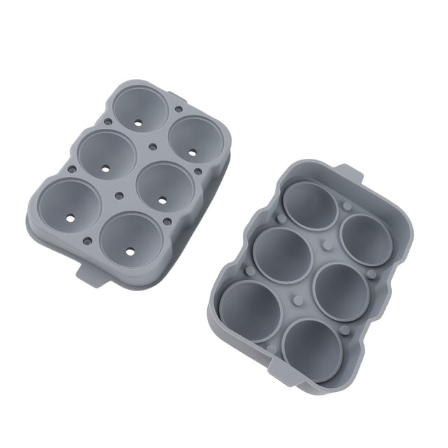 Herramientas Molde Para Hacer Bolas De Hielo Bandeja De Esferas De Silicona Redonda De 6 Orificios Con Tapa Herramientas De Bricolaje Hechas A Mano