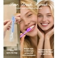 thumbnail image 2 of Litlcutie 5 in 1 Travel Toothbrush Set, Disposable Mini Toothbrush with Toothpaste + Floss + Pick + Tongue Scraper for Work/Camping/Travel, Individually Wrapped, 12 Pack, Mixed Flavor, 2 of 8
