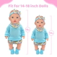 thumbnail image 4 of 8 Pcs Baby Doll Clothes and Accessories for 14-18 inch Dolls, Doll Feeding and Caring Playset, Magic Babys Feeding Bottle (Dolls Not Included), 4 of 9