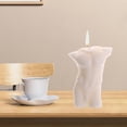 thumbnail image 4 of Cuerpo 3D Torso Busto Maniquí Relajación Sala de Estética Hogar Decoración del blanco Gloria Vela Cuerpo Femenino, 4 of 9