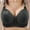 B_ Black, variant on SMihono Plus Size Push Up Bras for Women Full Coverage Supportive Bra Adjustable Breathable Everyday Bra Comfort No Underwire Bra Hot Pink 38