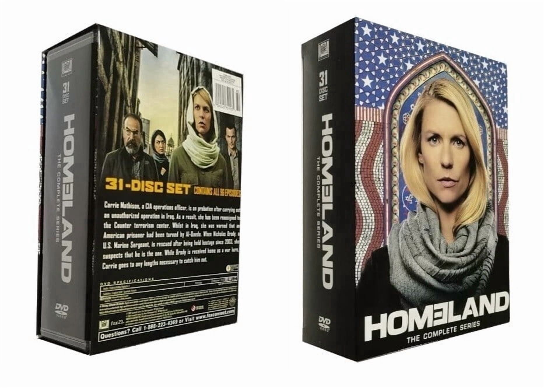 Homeland: The Complete Series Seasons 1-8 (DVD),Drama - Walmart.com