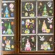 thumbnail image 1 of Easter Stickers Easter Decorations Windows Stickers Suit for Shop Doors and Windows Easter Atmospheres Decoration A Set of 9 Stickers, 1 of 6