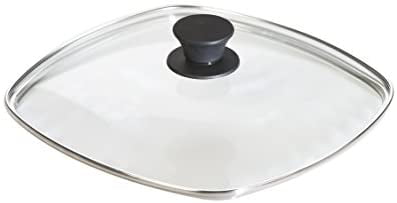 Oblong Square Universal Electric Skillet Griddle Pot Pan Flat Glass Lid Cover 
