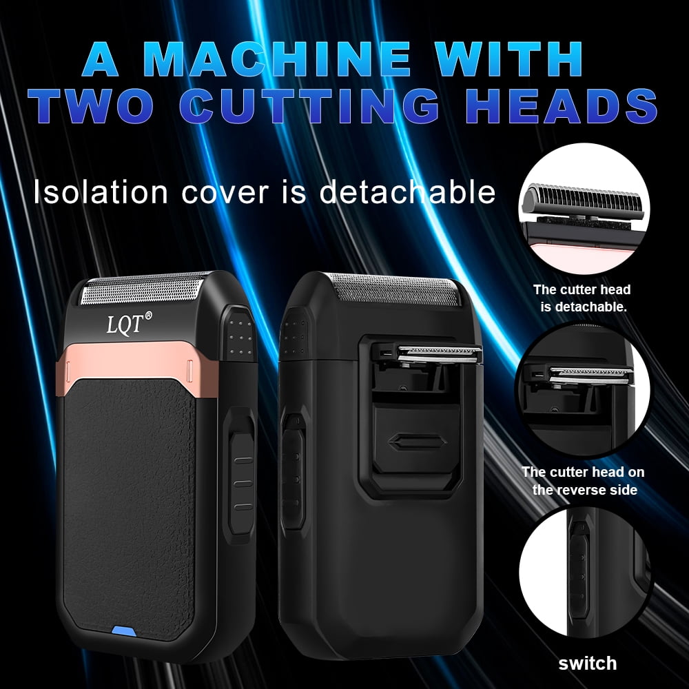 LQT Cordless Hair Clipper , USB charging, Hair Clipper with LCD display screen,Multi-purpose shaver, sufficient battery life, suitable for home and professional hair salons, exquisite gifts