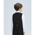 thumbnail image 7 of Lycody Boy's Suit Vest with Bowtie and Tie Kids Suits for Teen Adjustable Back Strap Vest Set Tie and Bowtie for Wedding Graduate Prom Party, 7 of 7