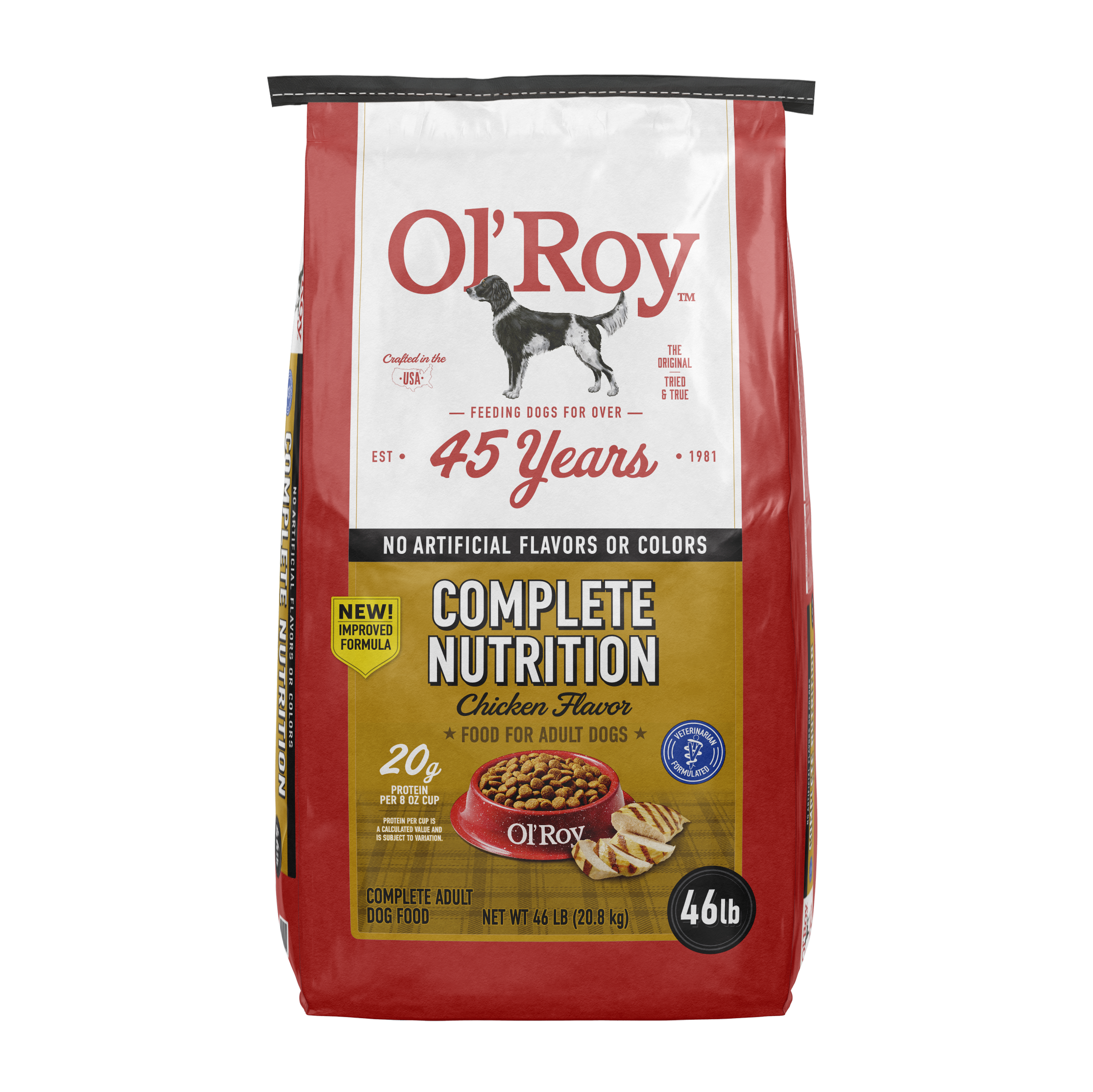 Ol' Roy Complete Nutrition Chicken Dry Dog Food, 46 lb photo 1